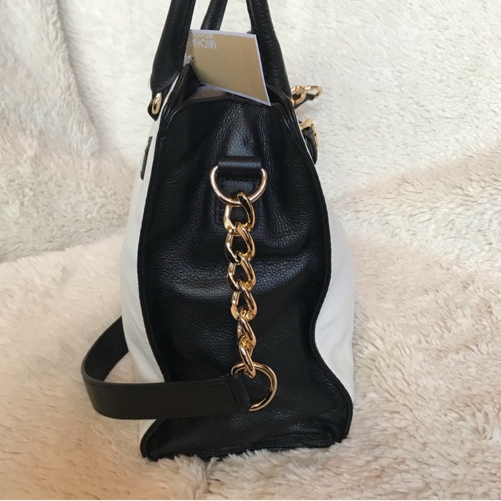 Michael Kors Black and Cream Satchel - Picture 5 of 5